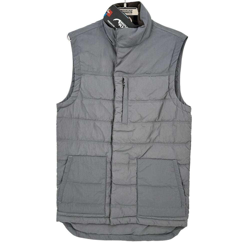 Mountain Khakis Lynx Insulated Vest Mens Size Small Gunmetal Grey